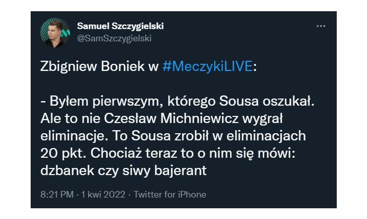 SŁOWA Bońka o Sousie i Michniewiczu po awansie na MS 2022... :D